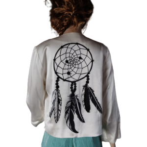 Dream Catcher Silk Evening Jacket