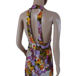 Psychedelic 60's Maxi Dress & Short Set